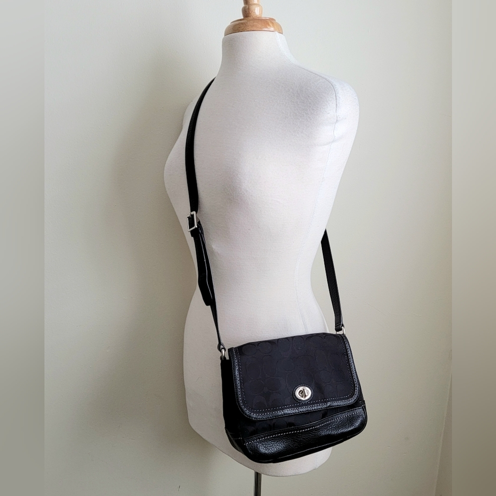 Coach black crossbody bag